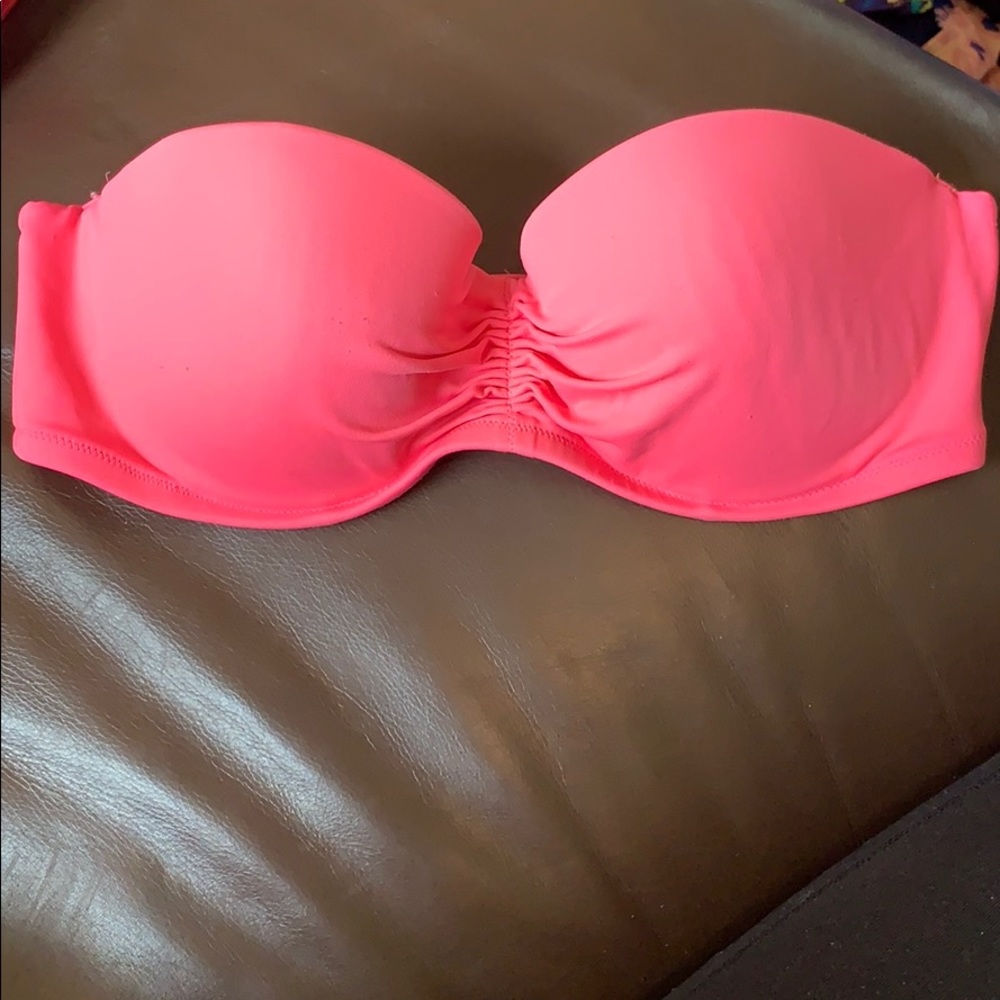 Victoria secret pink tube top swim 34c